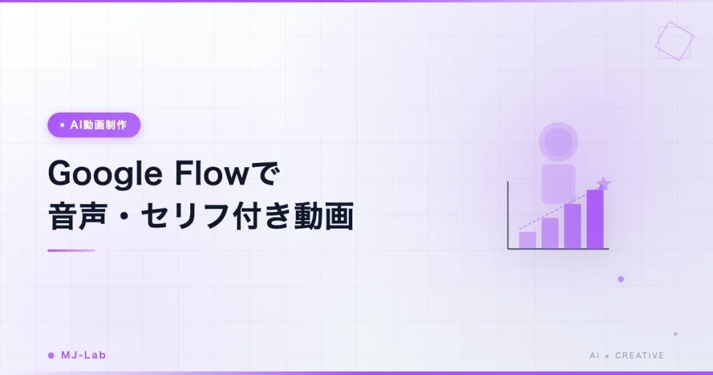 Google Flowで音声・セリフ付き動画を作る方法｜Veo3.1のプロンプト【2026】